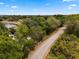 Aerial view of a home surrounded by trees and vegetation in a quiet neighborhood at 1552 Whooping Dr, Groveland, FL 34736