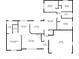 Detailed floor plan showcasing the layout of the home at 15628 Hidden Lake Cir, Clermont, FL 34711
