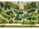Bird's eye view of the miniature golf course with lush greenery at 1596 Moon Valley Dr, Davenport, FL 33896