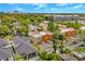 A high angle view of a multi-Gathering and single Gathering neighborhood, featuring mature trees at 1745 Indiana Ave # J, Winter Park, FL 32789