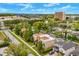 A high angle view of a multi-Gathering and single Gathering neighborhood, featuring mature trees and lush landscaping at 1745 Indiana Ave # J, Winter Park, FL 32789