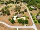 Beautiful aerial view of an estate home with meticulously landscaped grounds in a tranquil rural setting at 17631 Vista Belle Ct, Montverde, FL 34756