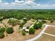Expansive aerial view of the property nestled among lush green trees in a serene and private community at 17631 Vista Belle Ct, Montverde, FL 34756