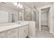 This spacious bathroom features a glass-enclosed shower and vanity at 1915 Terrapin Rd, Ocoee, FL 34761