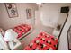 bedroom with ceiling fan and two twin beds featuring Mickey Mouse sheets at 2788 Almaton Loop # 202, Kissimmee, FL 34747