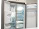 Interior view of stainless steel refrigerator with adjustable shelving at 2807 Sw 161St Loop, Ocala, FL 34473