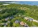 Aerial view showcasing lovely homes nestled among mature trees near a tranquil lake at 2827 Park Meadow Dr, Apopka, FL 32703