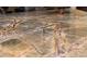 A detailed view of a countertop showcasing its intricate patterns and textures at 4107 Gabriella Ln, Winter Park, FL 32792