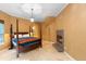 Spacious main bedroom with a fireplace and ample natural light at 4107 Gabriella Ln, Winter Park, FL 32792