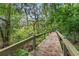 Wooden walkway amidst lush foliage at 4107 Gabriella Ln, Winter Park, FL 32792