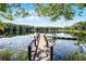 Incredible view of the dock and lush surrounding foliage at 5655 Oak Hollow Ln, Oviedo, FL 32765