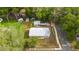 Aerial view of a single-story home with a fenced yard and a sidewalk at 715 Ballard St, Altamonte Springs, FL 32701
