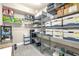 A storage area includes wire shelving, and is ideal for keeping things organized and tidy at 7573 Laureate Blvd # 1-404, Orlando, FL 32827