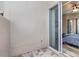 Outdoor patio with brick pavers and sliding glass door accessing to primary bedroom at 822 Brunello Dr, Davenport, FL 33897
