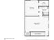 Floor plan displays the layout of the second story, highlighting bedroom, bathroom, and bonus room, alongside a utility closet and stairs at 8420 Corkfield Ave, Orlando, FL 32832
