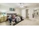 Inviting bedroom with a queen size bed and neutral paint colors at 8989 Cuban Palm Rd, Kissimmee, FL 34747