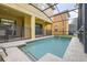Private screened-in pool provides a safe and relaxing environment for swimming and outdoor fun at 8989 Cuban Palm Rd, Kissimmee, FL 34747