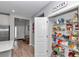 Pantry with shelving stocked with food with an open view to the entrance at 9262 Sw 58Th Cir, Ocala, FL 34476