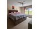 Bedroom with carpet, ceiling fan, natural light, and neutral walls at 1009 Ronlin St, Haines City, FL 33844