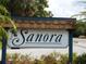 Community sign for Sanora at 130 Krider Rd, Sanford, FL 32773
