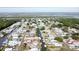 Gorgeous aerial view of a waterfront community with direct access to canals and wide open bays and ocean at 139 Randle Ave, Oak Hill, FL 32759