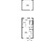 Floor plan featuring a two-car garage, kitchen, dining room, laundry room, and living room layout at 1407 Mount Royal Dr, St Cloud, FL 34771