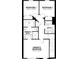 Floor plan features bedrooms, bathrooms, and a walk-in closet in the owner's suite at 1407 Mount Royal Dr, St Cloud, FL 34771