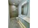 Modern bathroom features a glass-enclosed shower and floating vanity at 182 N Phelps Ave, Winter Park, FL 32789