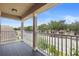 Balcony with white railings providing great views at 2136 J Lawson Blvd, Orlando, FL 32824