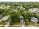 Charming single-Gathering home nestled in a lush, tree-filled neighborhood under a bright blue sky at 2312 Vivada St, Orlando, FL 32803