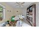 Laundry room with sewing station and built in shelves at 2312 Vivada St, Orlando, FL 32803