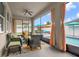 Outdoor patio with screened-in porch and view of the pool area at 2518 Hayden Valley St, Apopka, FL 32703