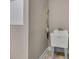 Laundry room utility sink and cleaning supply organization station at 2518 Hayden Valley St, Apopka, FL 32703