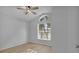Bedroom featuring a ceiling fan and large window at 2643 Alamosa Pl, Lake Mary, FL 32746