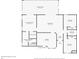 Detailed floor plan showing layout of bedrooms, bathrooms, kitchen, living room, and screened patio at 2681 Debany Rd, Kissimmee, FL 34744