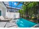 Private screened-in pool with comfortable lounge chairs perfect for relaxation at 296 Famagusta Dr, Davenport, FL 33896