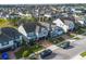 Two story homes with landscaped yards, brick driveways and tree lined streets in a Gathering-friendly neighborhood at 3310 Stonewyck St, Orlando, FL 32824