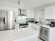 Bright kitchen features stainless steel appliances, white cabinetry, and an island at 509 Grove Ave, Orlando, FL 32805