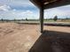Unfinished backyard with new construction columns, offering a picturesque outdoor view at 5391 Park Guell St, St Cloud, FL 34771