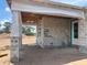 New home construction entryway featuring block columns and an entrance to the home at 5391 Park Guell St, St Cloud, FL 34771