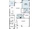 Detailed floor plan showcasing the layout, including bedrooms, kitchen, great room, and three-car garage at 5391 Park Guell St, St Cloud, FL 34771