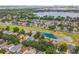 Lovely aerial shot of residential homes near lake at 6702 Imperial Oak Ln, Orlando, FL 32819