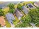 Wonderful aerial shot of a neighborhood with backyard pools at 6702 Imperial Oak Ln, Orlando, FL 32819