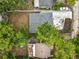 Aerial view of the homes, surrounding landscaping and neighborhood streets at 1414 Beaver Pl, Orlando, FL 32806