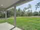View of the expansive backyard with lush green grass and surrounding trees at 16253 Sw 29Th Court Rd, Ocala, FL 34473
