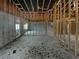 Interior structural framing creating divisions, offering a glimpse of the renovation's potential at 2226 Newt St, Orlando, FL 32837