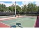 Outdoor pickleball courts with a clean and well-maintained playing surface, ready for recreational fun at 26609 Bull Run, Leesburg, FL 34748