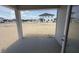 View from patio of a new two-story home with a spacious yard ready for landscaping at 30112 Misty Pines Rd, Mount Dora, FL 32757