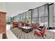 Comfortable lobby area featuring a seating area, stylish decor, and expansive windows for natural light and views at 400 E Colonial Dr # 1202, Orlando, FL 32803