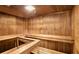 Inviting sauna with wooden benches, ideal for relaxation and wellness, provides a serene escape within the community at 400 E Colonial Dr # 1202, Orlando, FL 32803